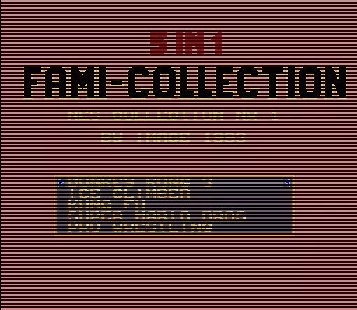 jeu 5-in-1 Fami Collection - NES Collection Nr 1